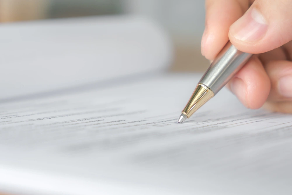 no se firma la aceptación de herencia